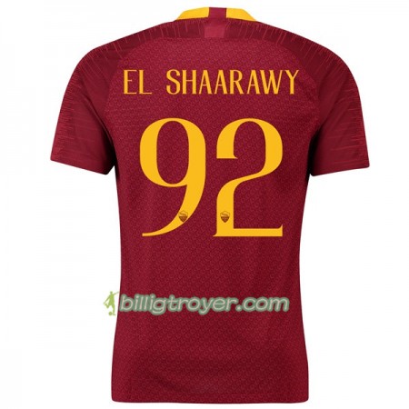 Billige Fotballdrakter AS Roma El Shaarawy 92 Hjemmedraktsett 2018/19 Kortermet